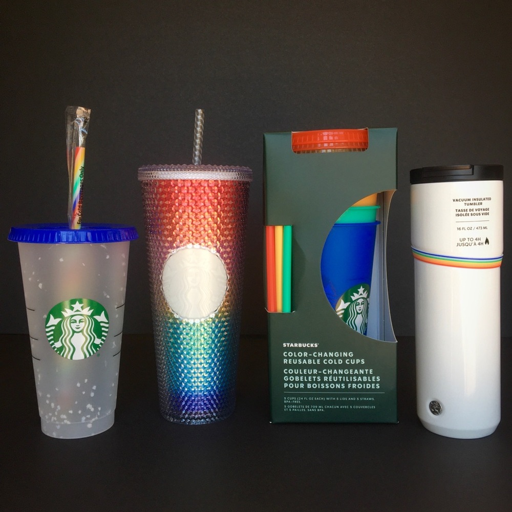 🌈Starbucks Pride Rainbow Summer 2020 Collection - Picture 1 of 1
